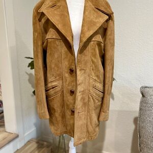Vintage McGregor Suede Shearling Rancher Jacket - Size 40